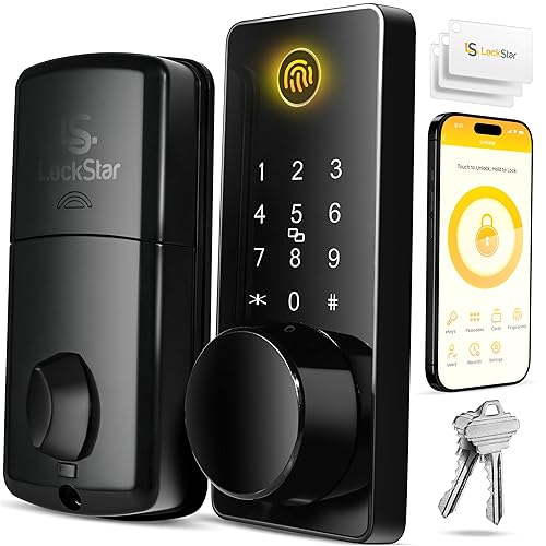 LOCKSTAR® Smart Door Lock • Keyless Entry Deadbolt Door Lock
