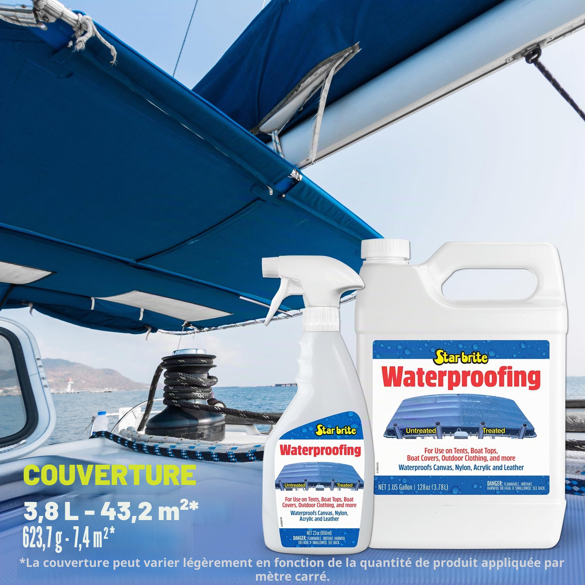 Star Brite Spray imperméabilisant, imperméabilisant + anti-taches + protection UV