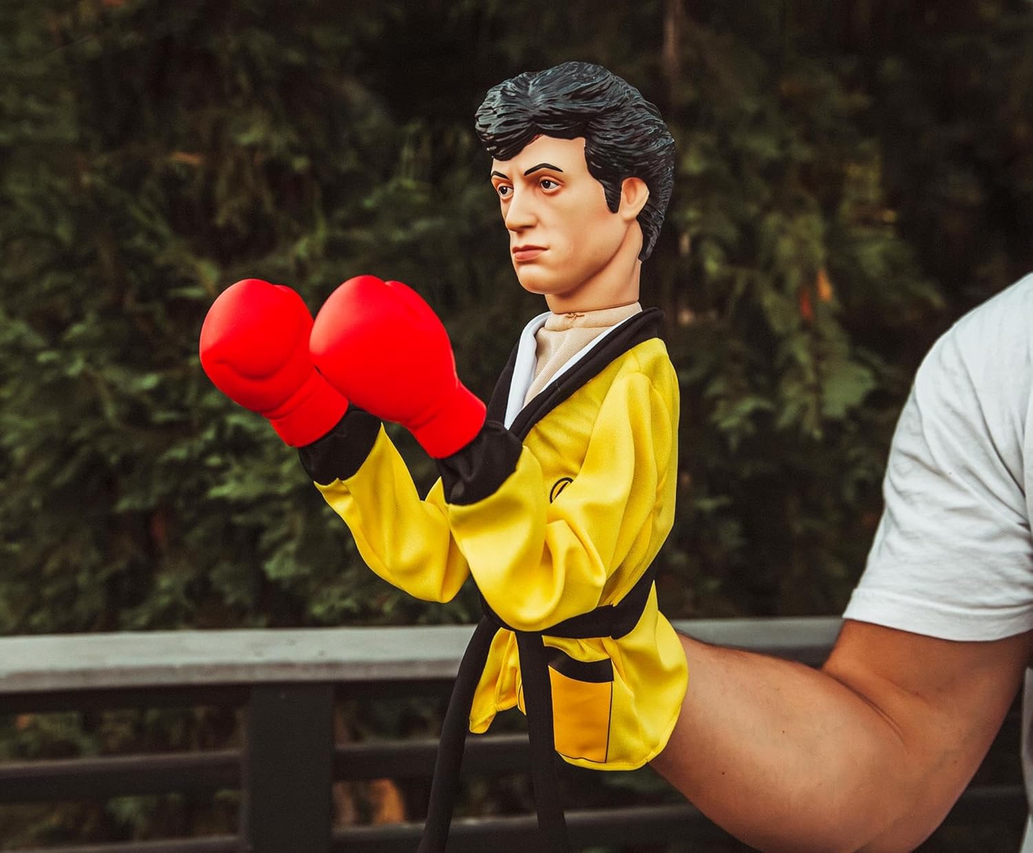 Rocky Reachers Rocky Balboa 13-Inch Boxing Puppet Toy | Retro '80s Movie Collectibles
