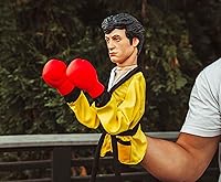 Vista 8 de Rocky Reachers Rocky Balboa - Marioneta de boxeo de 13 pulgadas Coleccionables de películas retro de los 80