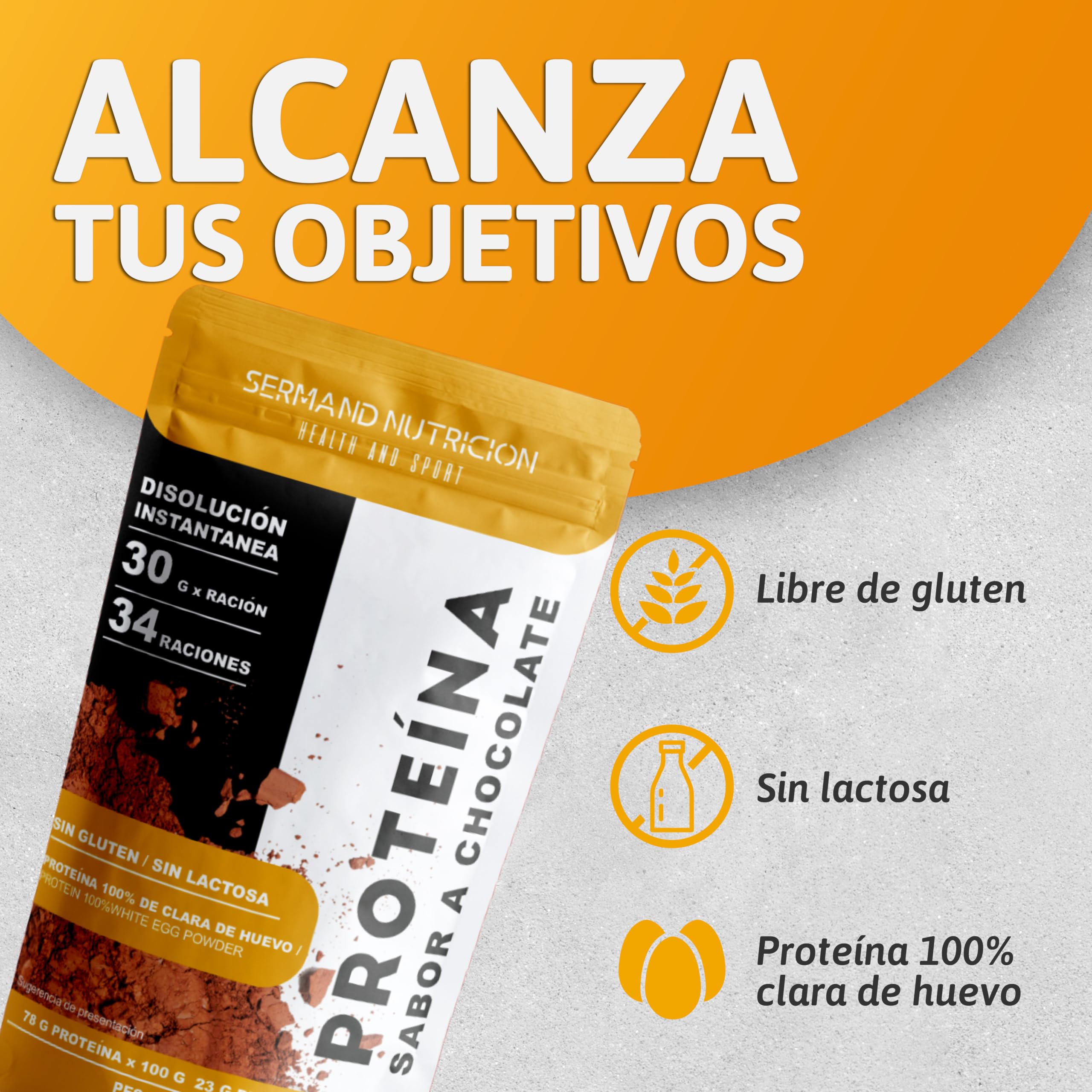 Instant-Eiweißpulver aus Eiklar mit Schokoladengeschmack (1020 g) | Glutenfreies Proteinpulver | Muskelaufbau Eiweiß | Laktosefreie Proteinquelle