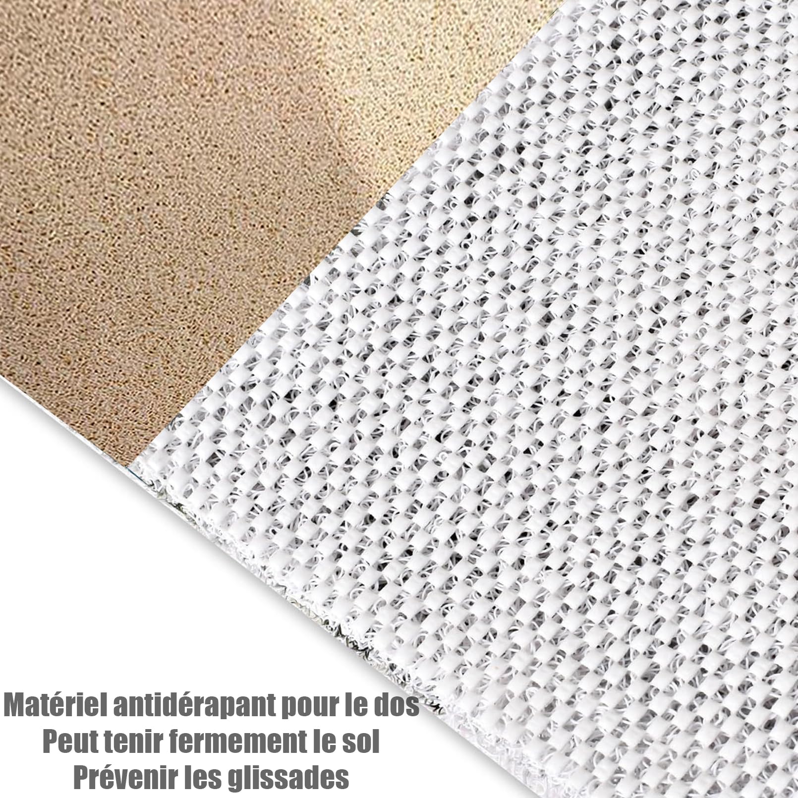 Alfombra Ducha Antideslizante 100x100 cm Alfombrilla Ducha Antideslizante Simplicidad Moderna Alfombra Antideslizante Ducha PVC Suave y cómodo，Alta Permeabilidad al Agua
