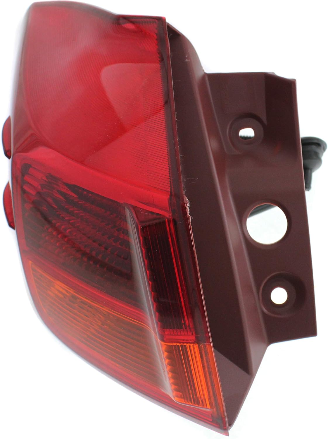 Evan-Fischer Tail Light Assembly Compatible with 2013-2015 Toyota RAV4 Outer Halogen North America Built Driver Side