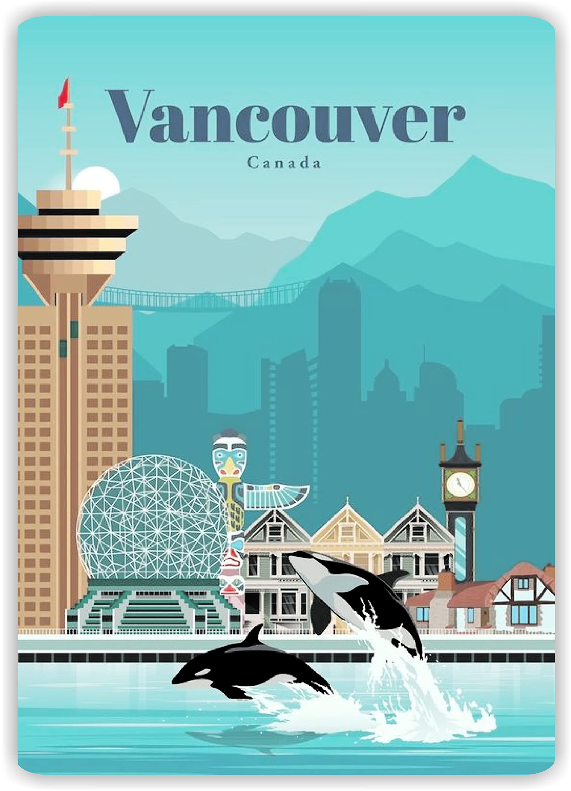 Vancouver - Canada Fridge Magnet