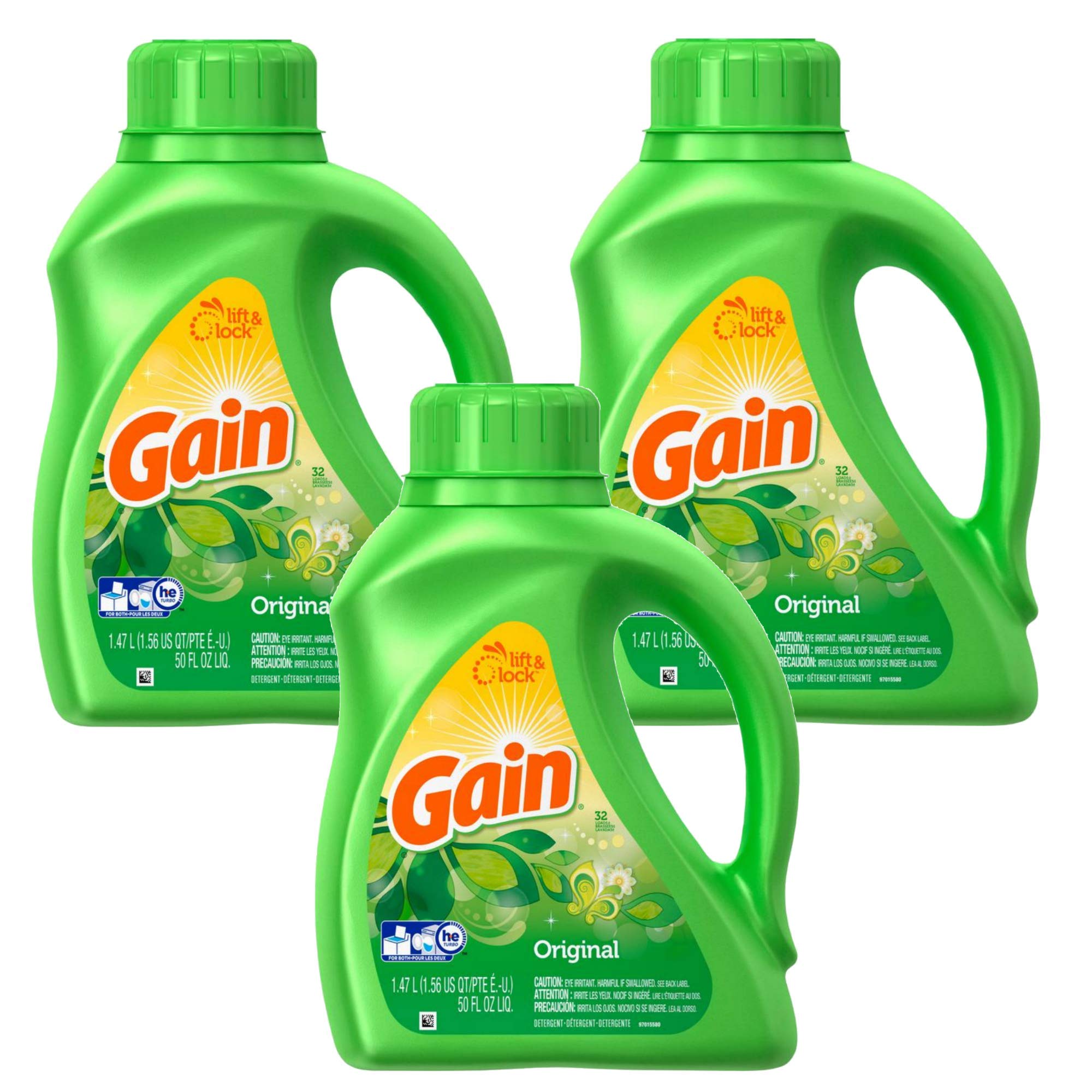 Buy Gain Lift and Lock Liquid Laundry Detergent, Original 150 Fl Oz