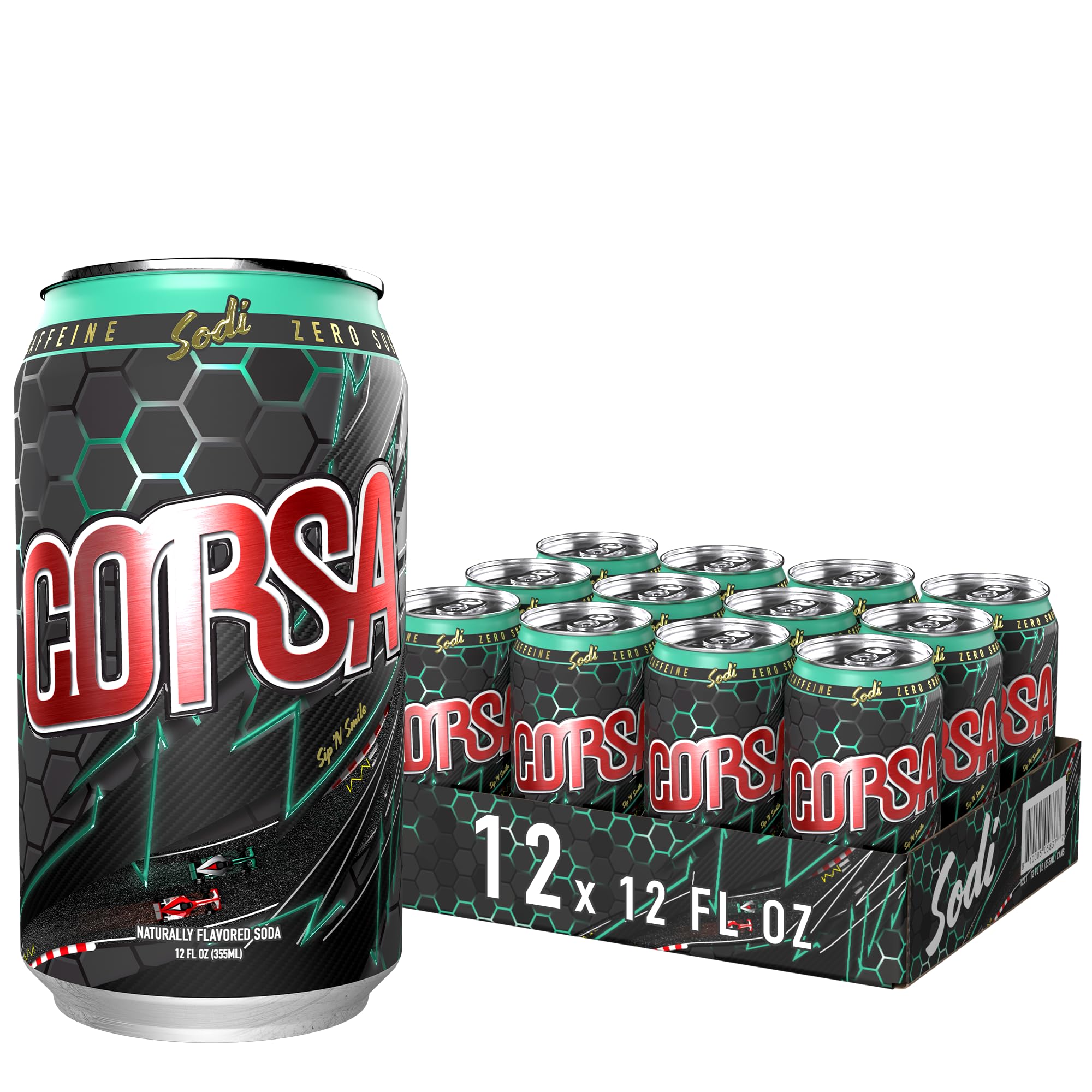 Amazon.com : Sodi | Better For You Sparkling Soda Pop | Corsa