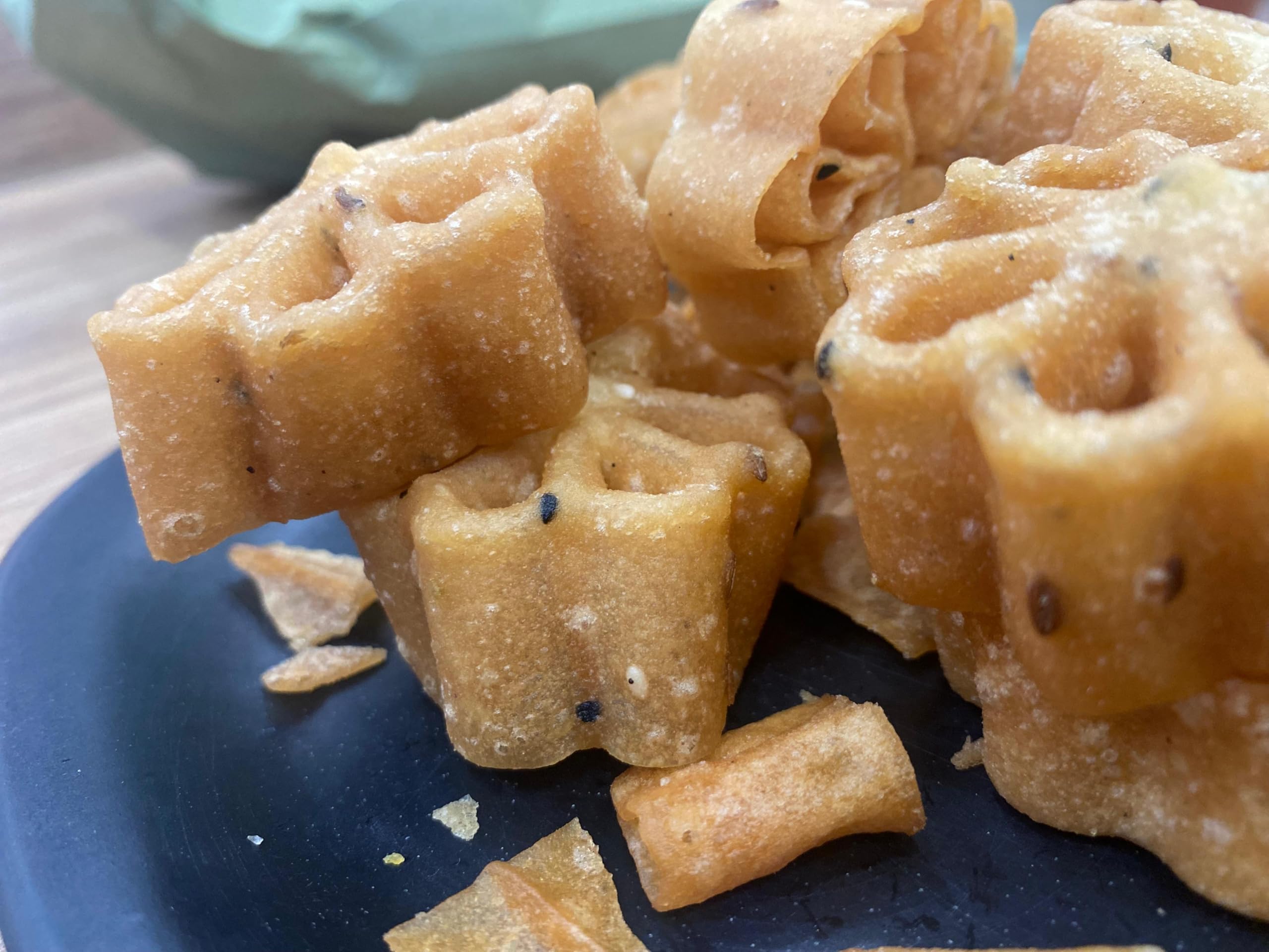 Worth2Deal Kerala Special Tea Time snacks Mini Achappam 400 Gram | Traditional Kerala rose cookies made with rice flour and coconut milk, perfect for an authentic Kerala tea-time experience | Rosette Cookies | rose cookies - Image 5 thumbnail