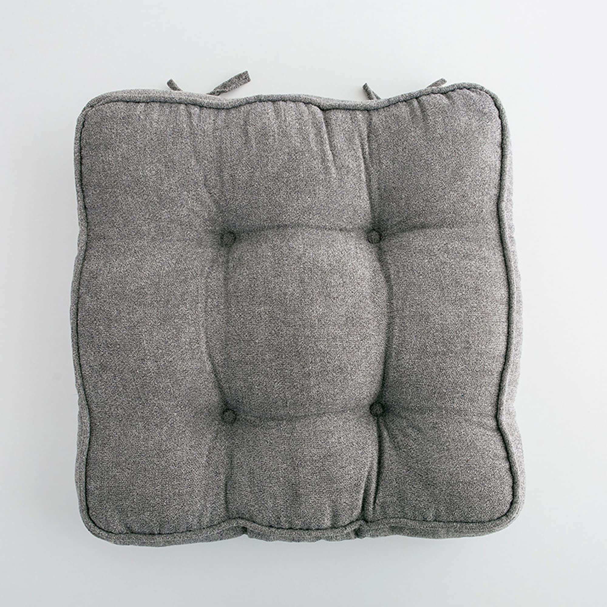 Coussin de chaise de salle à manger pour soulager l'assise dure lot de 2 gris