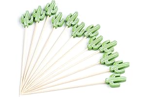 PuTwo Cactus Cocktail Picks for Baby Shower Decorations