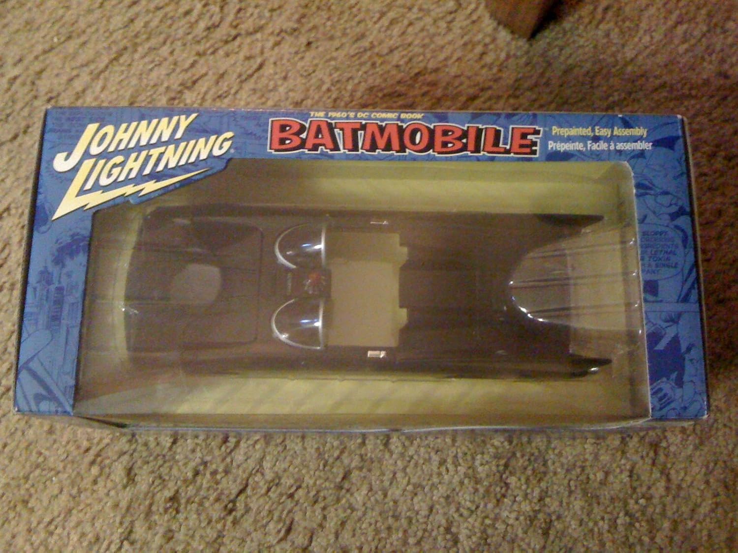 Johnny Lightning DC Comic Book 1960's Diecast 1/24 Batmobile Model