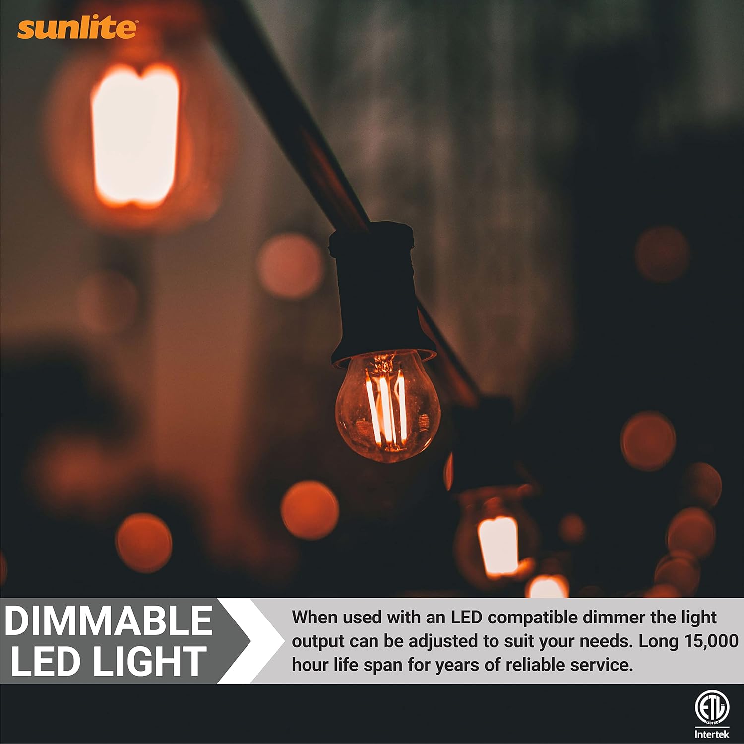 Best Promo Sunlite 40963 LED G16 Filament Globe Light Bulb, 3 Watts (25W Equivalent), 250 Lumens, Dimmable, Medium E26 Base, Short Bulbs for Bedroom, Kitchen, 2700K Warm White, 6 Count