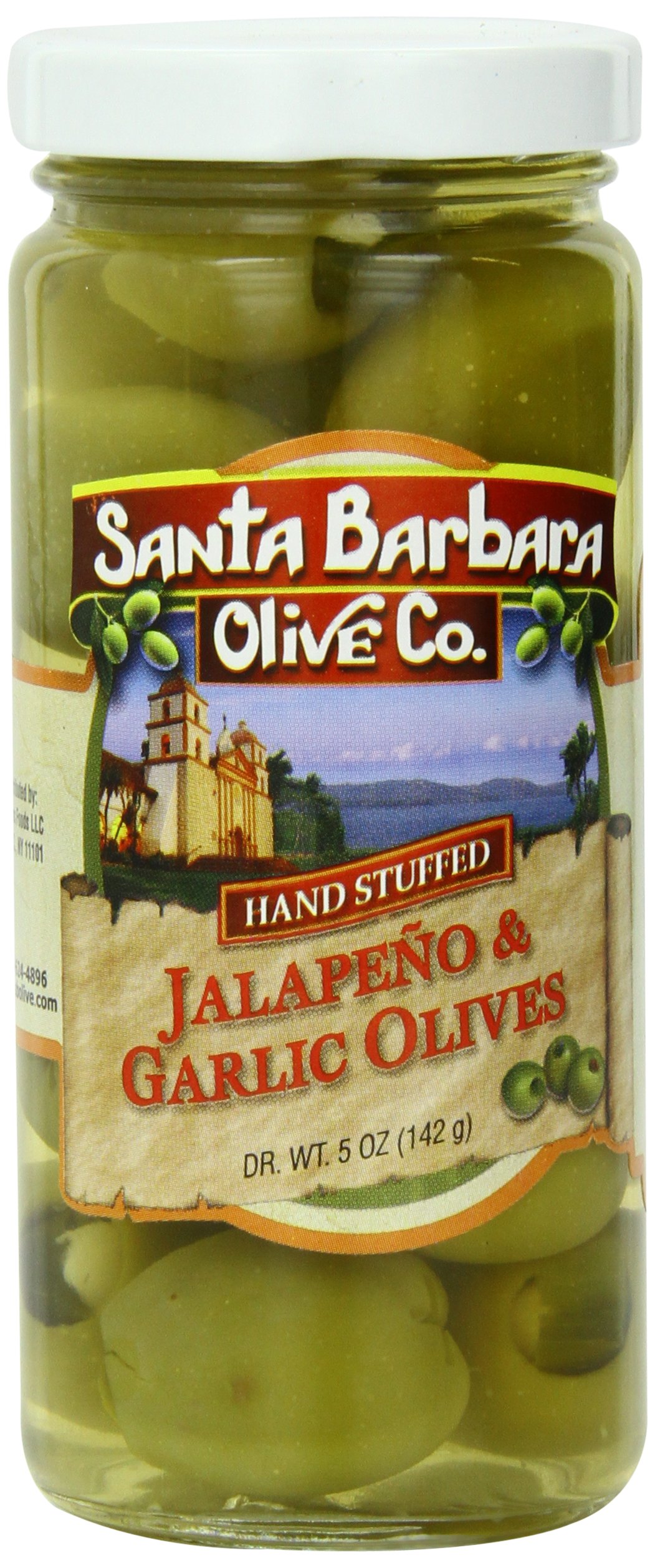 SANTA BARBARA OLIVE STFD JALPNO GARLIC 5 OZ