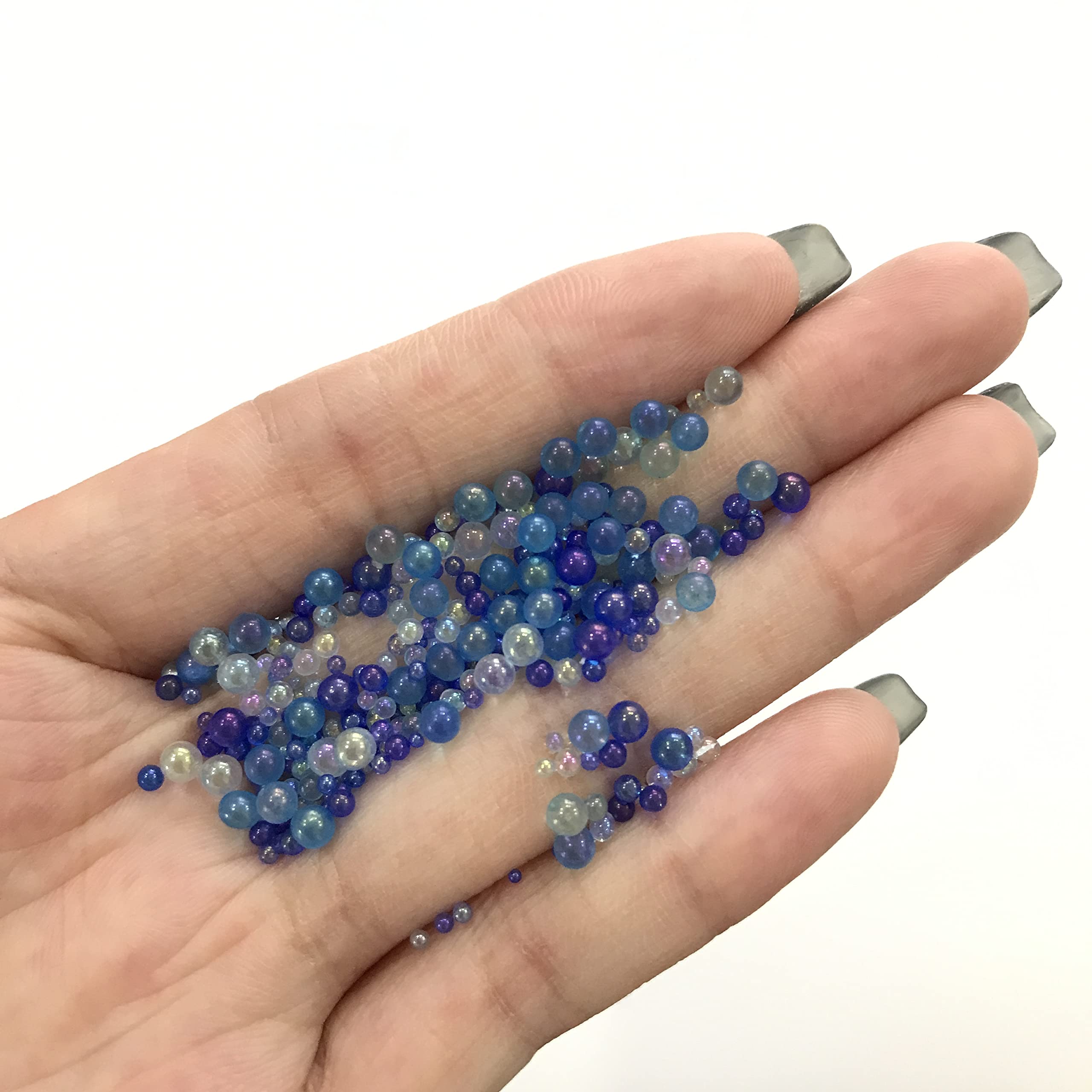 Amazon.co.jp: 100g/1パック 1/2/3MM サイズミックス バブルビーズ 