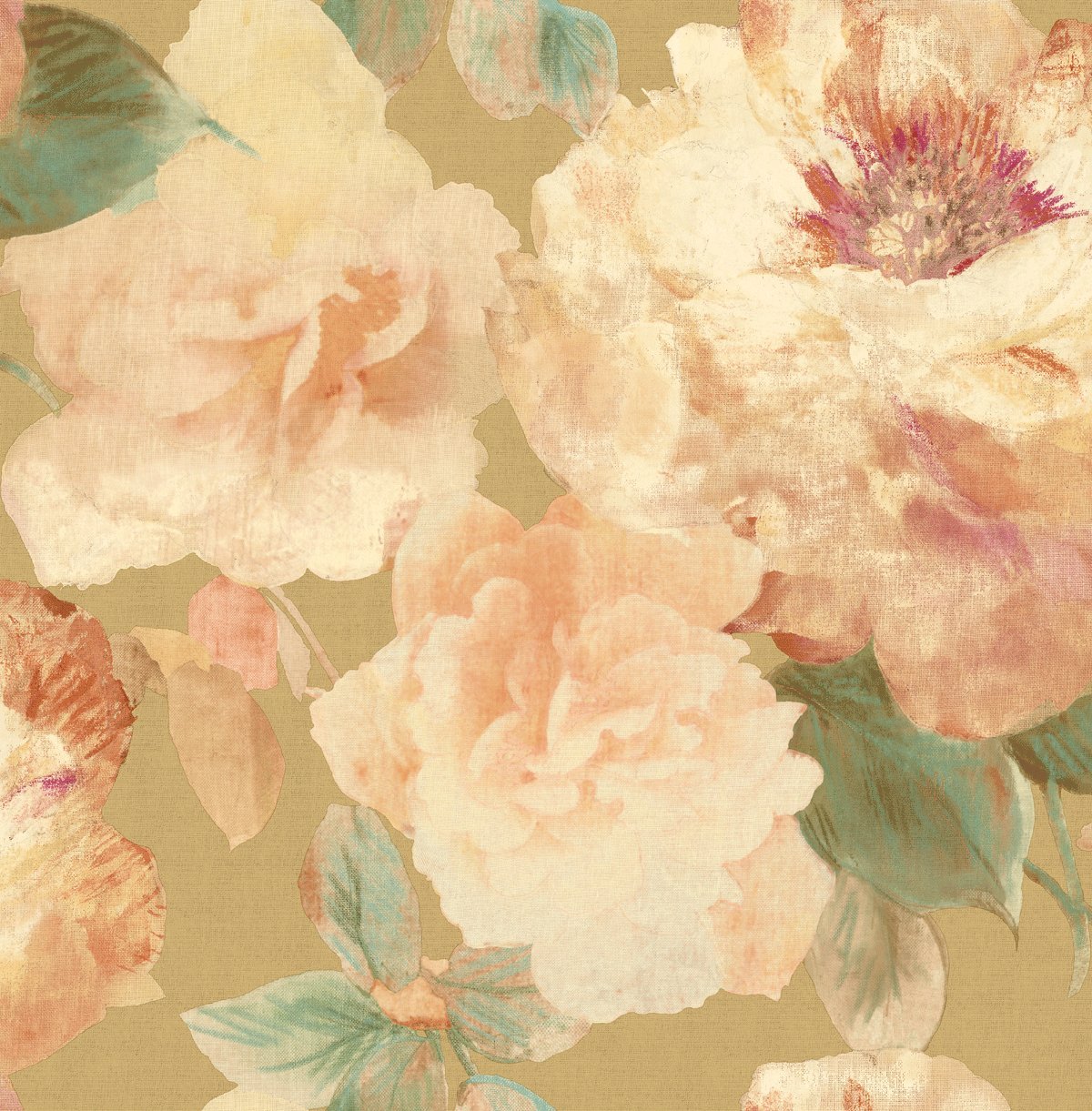 Buy Wallpaper Floral Vintage Floral Wallpaper Pink Floral Wallpaper