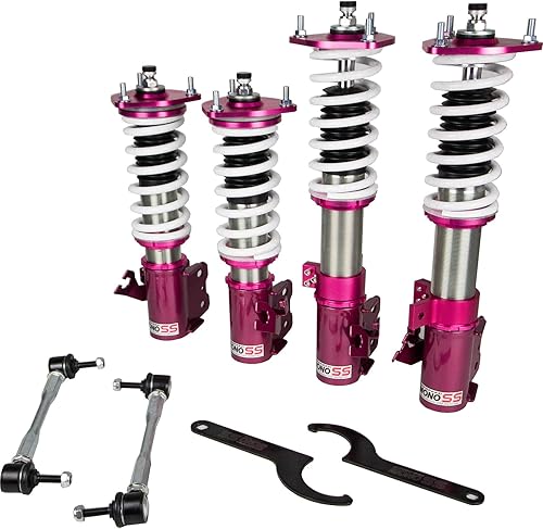 Godspeed MSS0740-A compatible con Nissan Sentra (B13) 1991-94 MonoSS Coilovers Kit de bajada de suspensión