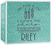 Vista 1 de Carpeta personalizada de 3 anillas para higienista dental - 3 pulgadas