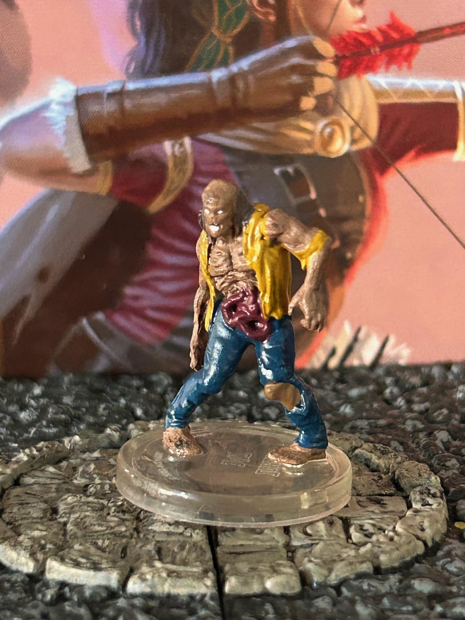 Wiz Kids Zombie #3 - Phandelver and Below - The Shattered Obelisk - Icons of The Realms - D&D - Medium 1" Base Pre Painted Plastic Miniature