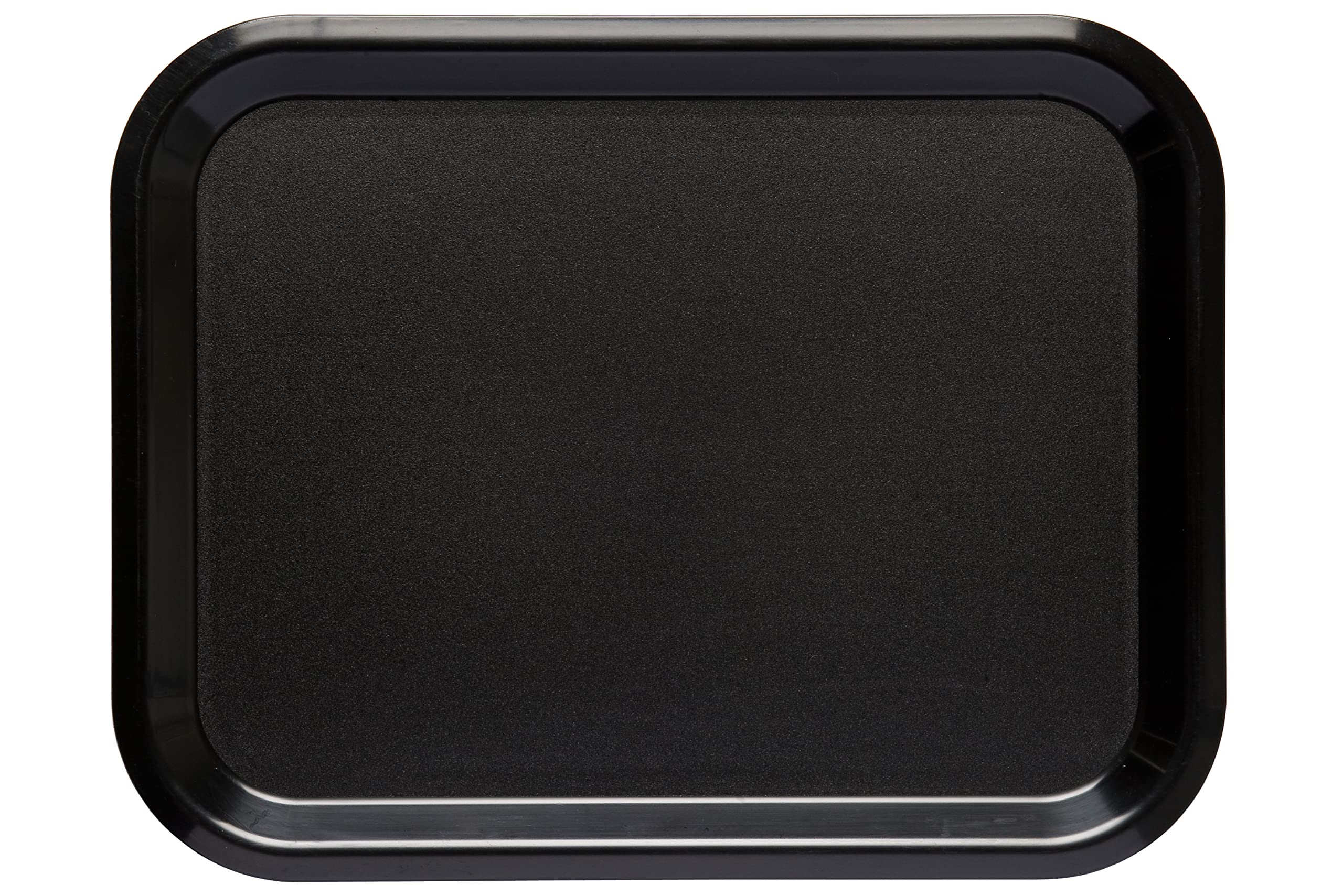 Roltex Serving Tray 36.5×28.5cm ABS Chip & Scratch Resistant (Black)