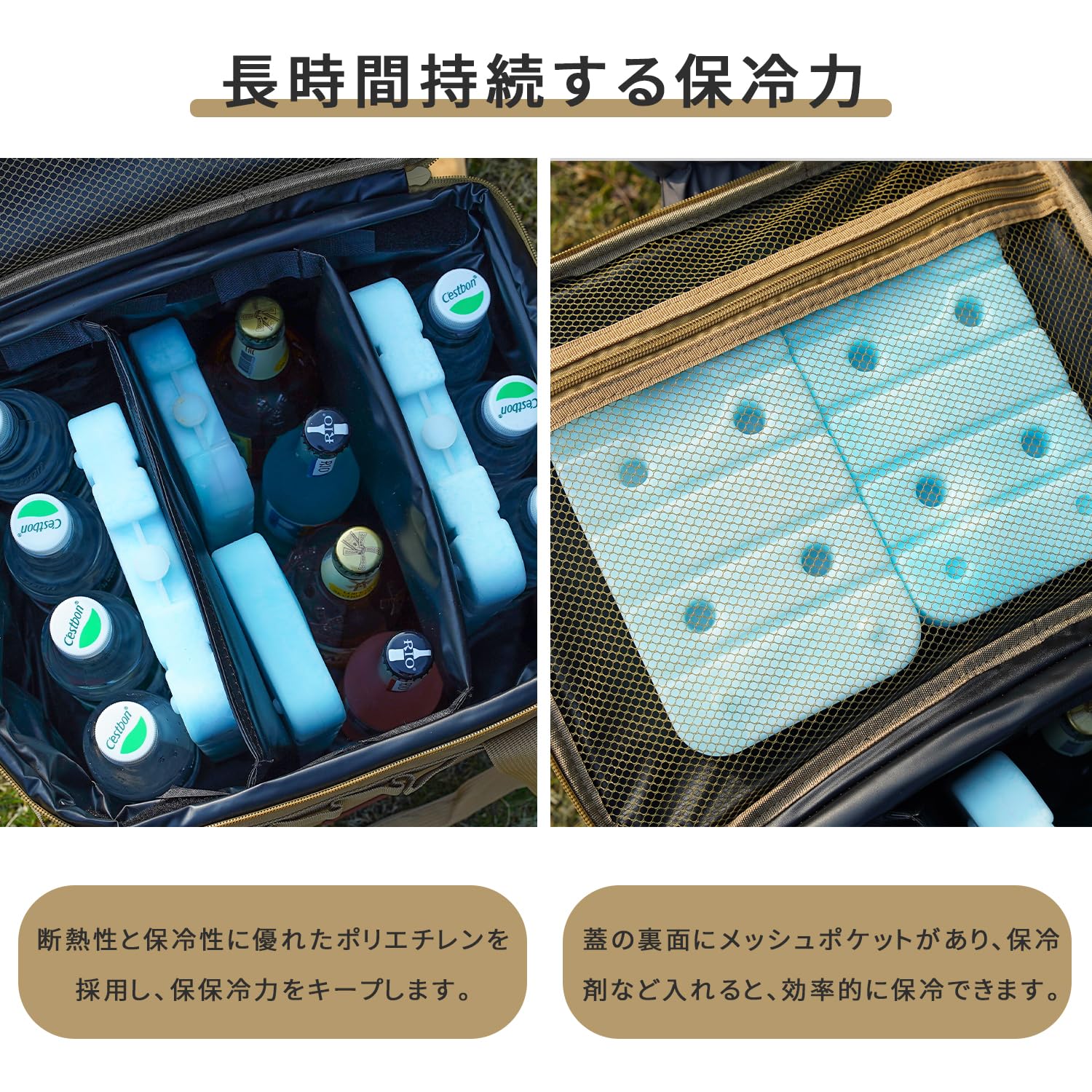 Amazon | MOON LENCE クーラーボックス 大容量 23L 保冷 保温 折り畳み 