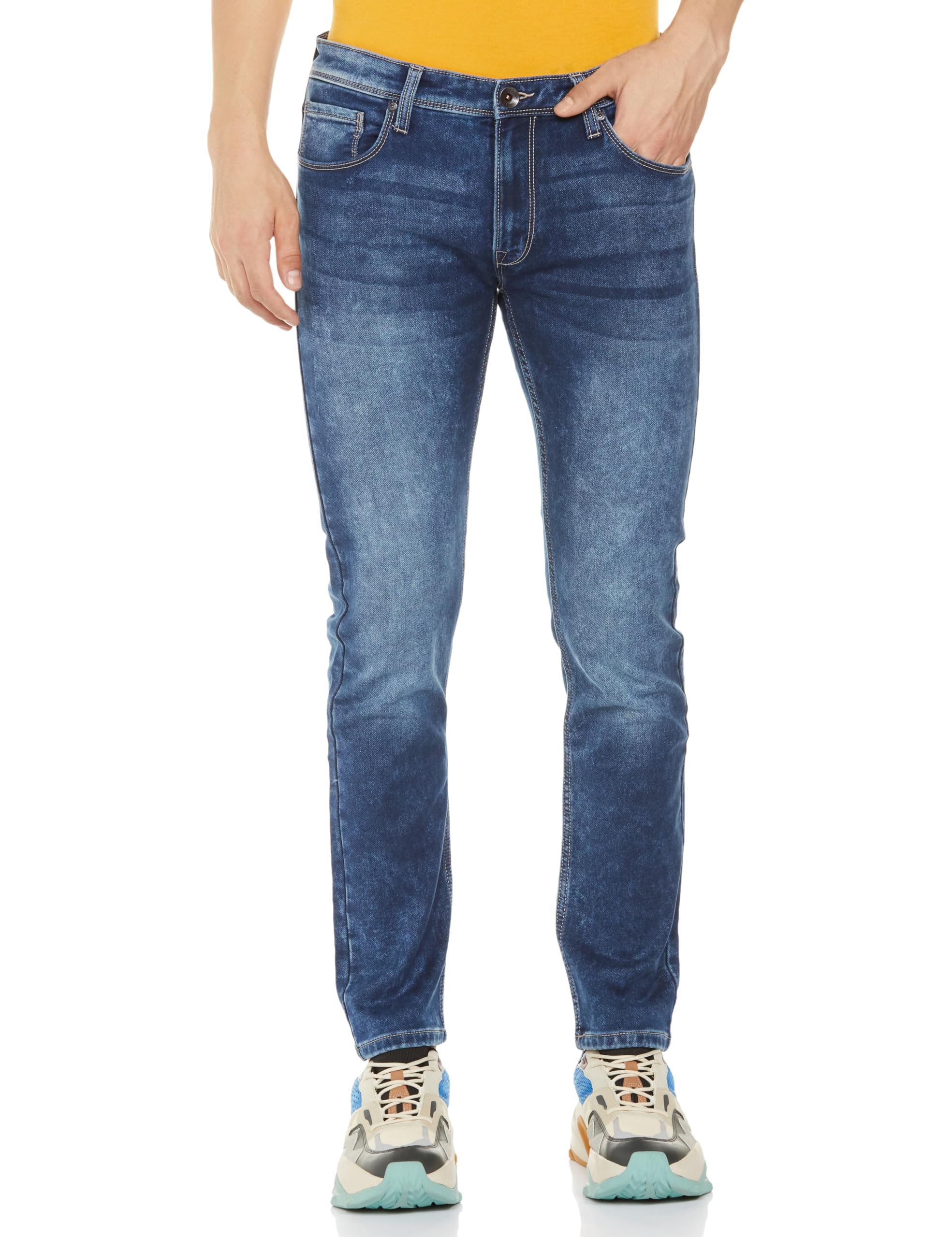 pepe jeans Men's Slim Fit Mid Rise Jeans-picture-42