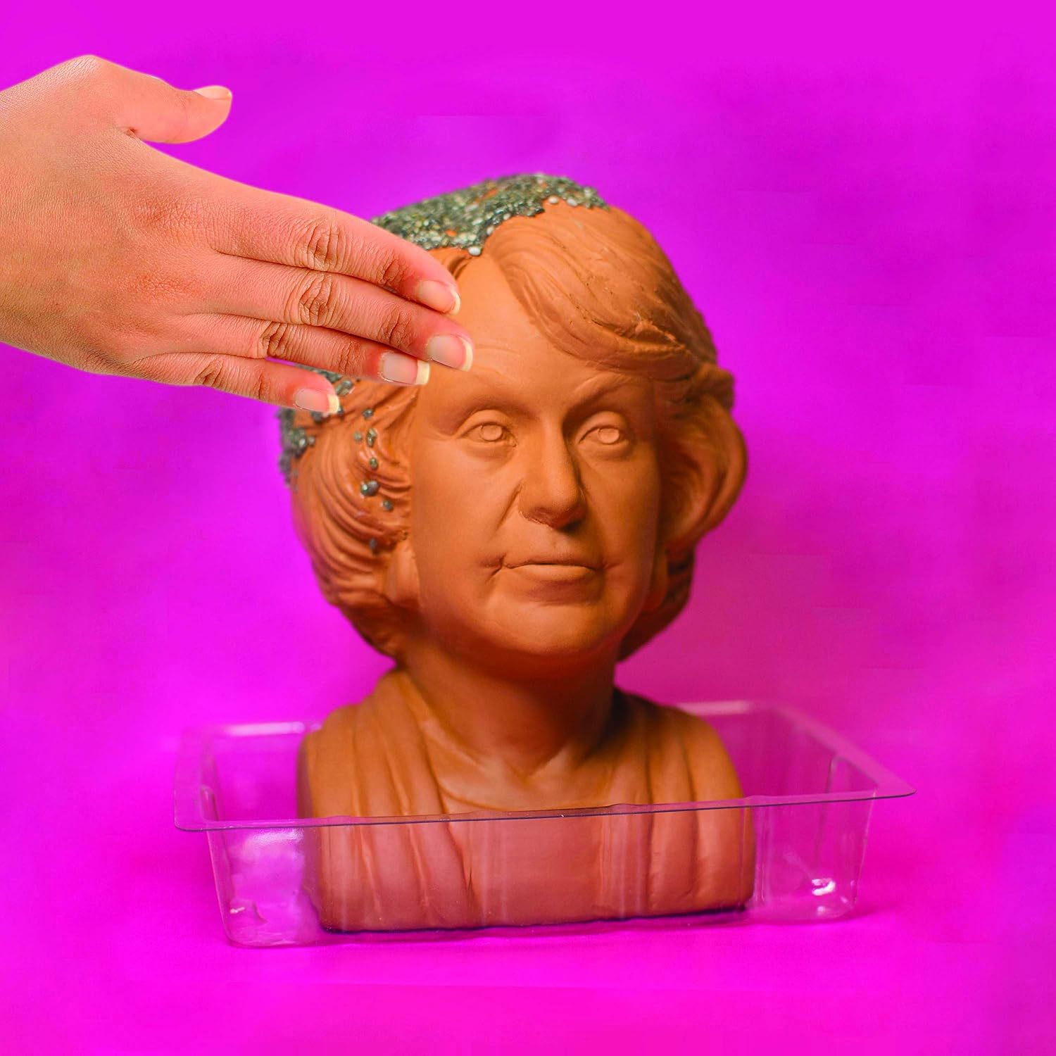 Chia Pet Golden Girls-Dorothy with Seed Pack, Decorative Pottery Planter, Easy to Do and Fun to Grow, Novelty Gift, Perfect for Any Occasion