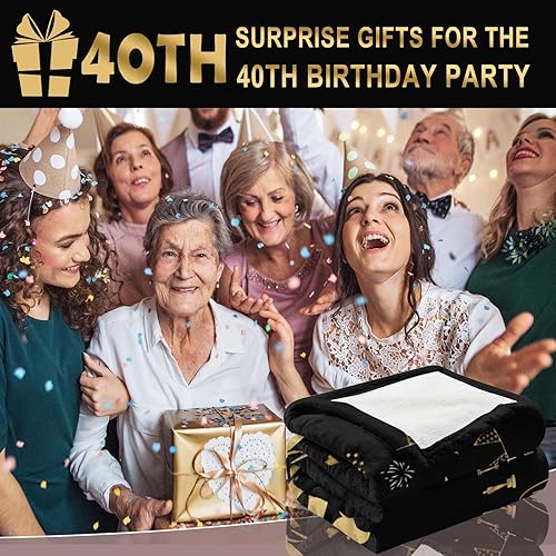 Miniatura 7 de Regalos de cumpleaños número 40 para mujeres y hombres, regalos de cumpleaños de 40 años para mujeres, regalos únicos de cumpleaños de 40 años para