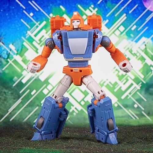 Miniatura 17 de Transformers Toys Legacy Evolution War Dawn - Paquete de 2 juguetes de lujo Cybertronian Erial y Dion, figuras de acción para niños y niñas de 8