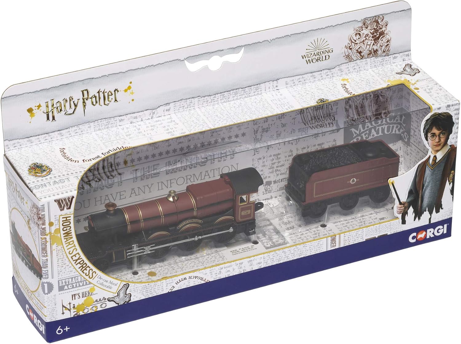 Corgi Harry Potter Hogwarts Express 1:100 Diecast Display Train Model CC99724 Red & Black