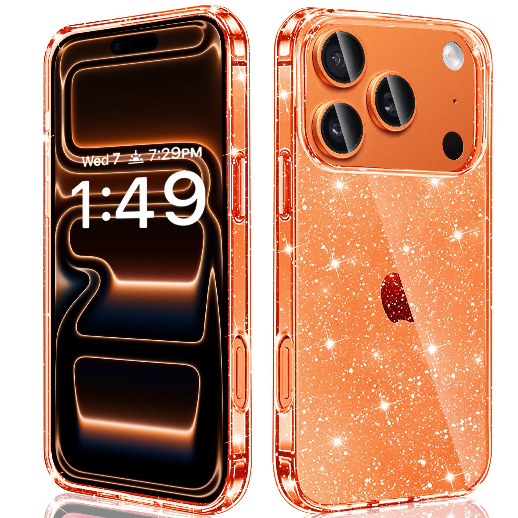 iPhoneアクセサリー SKYLRK 17 PRO GOO Amazon.com: JJGoo Compatible with iPhone 17 Pro Case Clear Glitter