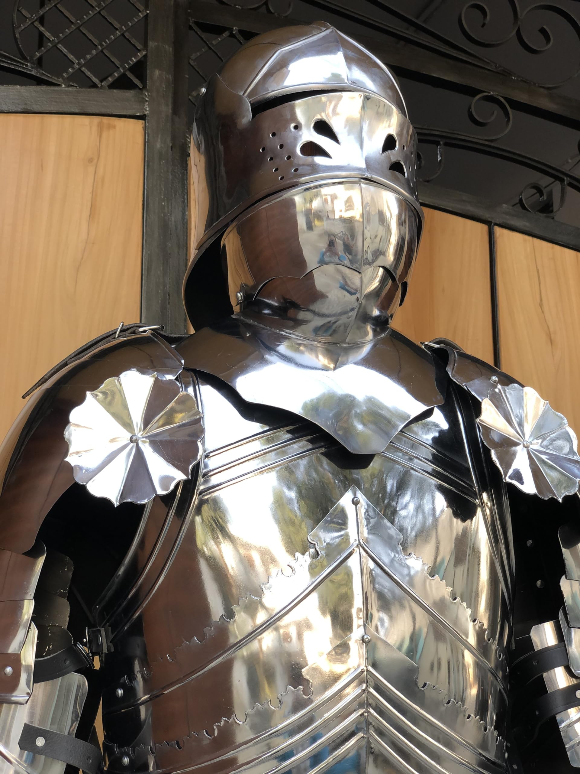 NauticalMart Medieval knight Armor Helmet Wearable Armour Halloween Costume (Gothic Armor Helmet)