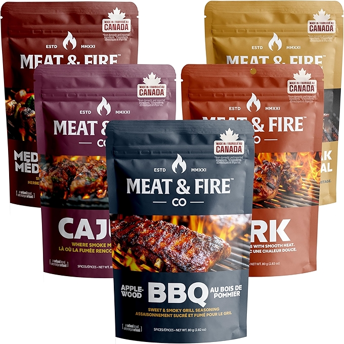 BBQ Spice and Rub Gift Set for Grilling and Smoking