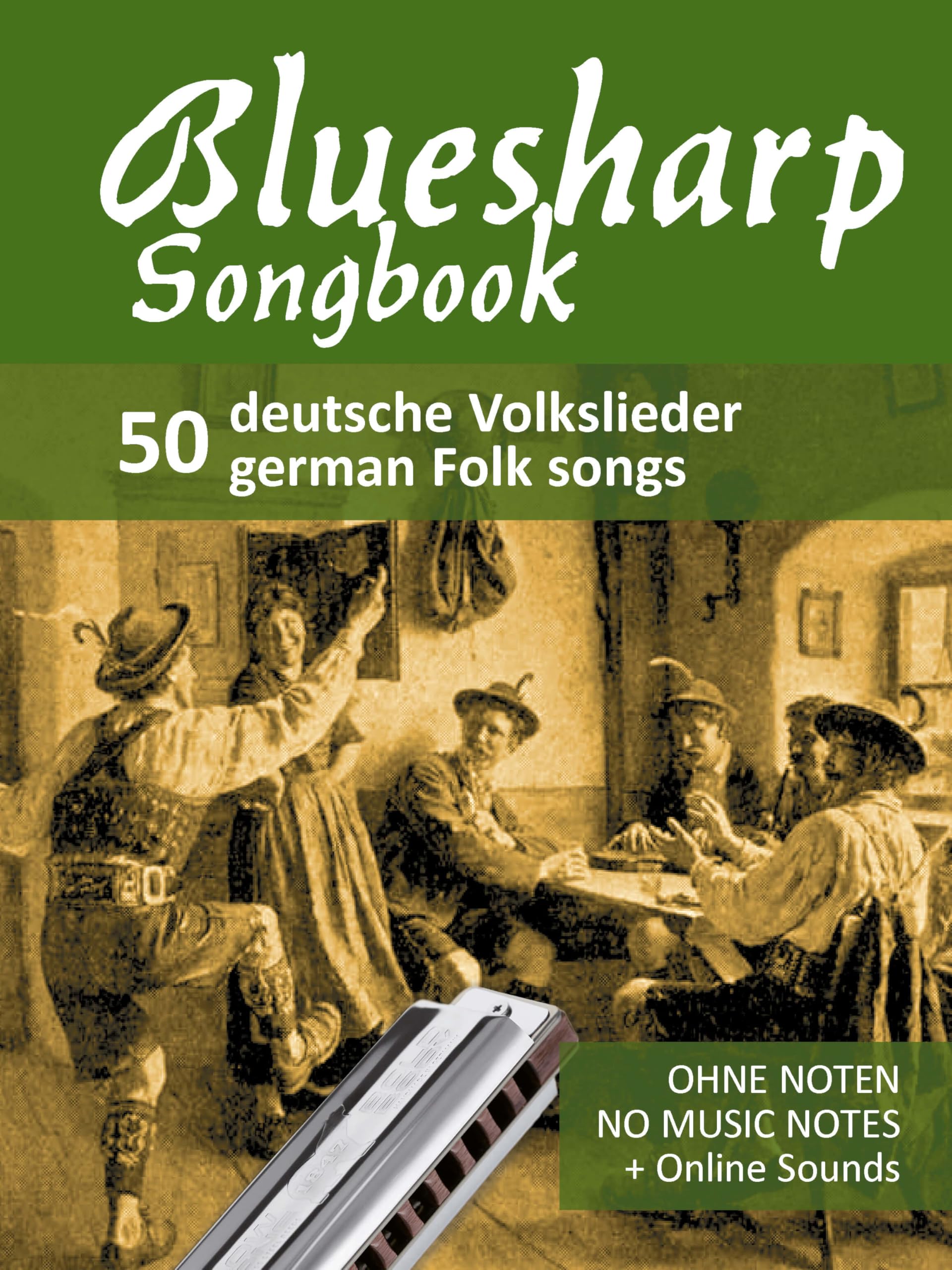 Recueil Bluesharp Songbook tablature harmonica folk allemand avec audio en ligne