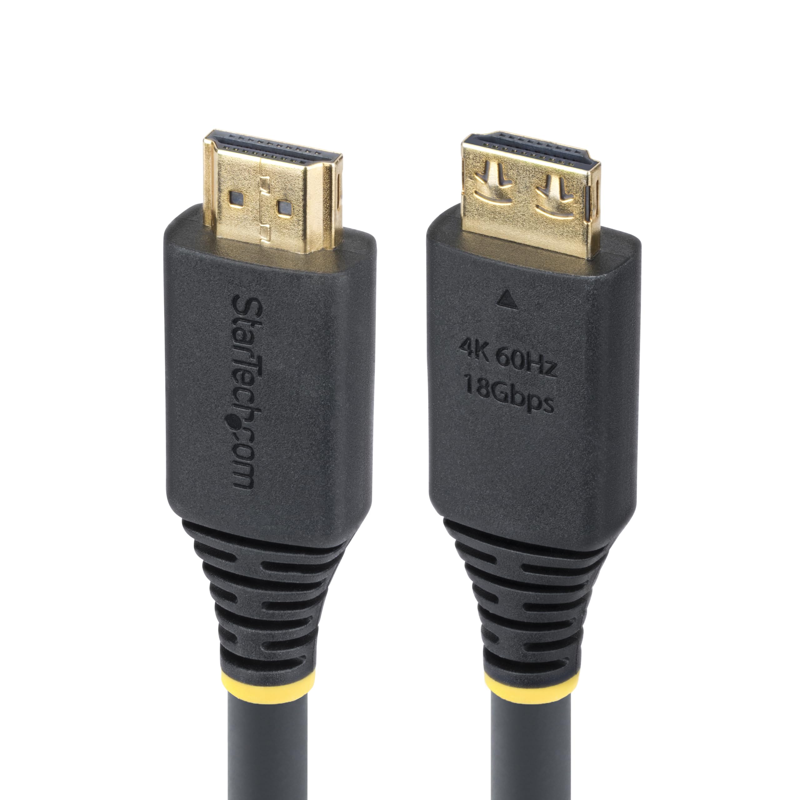 StarTech.com 7m (23ft) High Speed HDMI Cable with Gripping Connectors, 4K 60Hz/1440p 144Hz, 18Gbps, UHD HDMI Cord, TPE Jacket