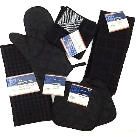 Kitchen Towel Sets with Pot Holders - A Culinary Oasis for Effortless Cooking