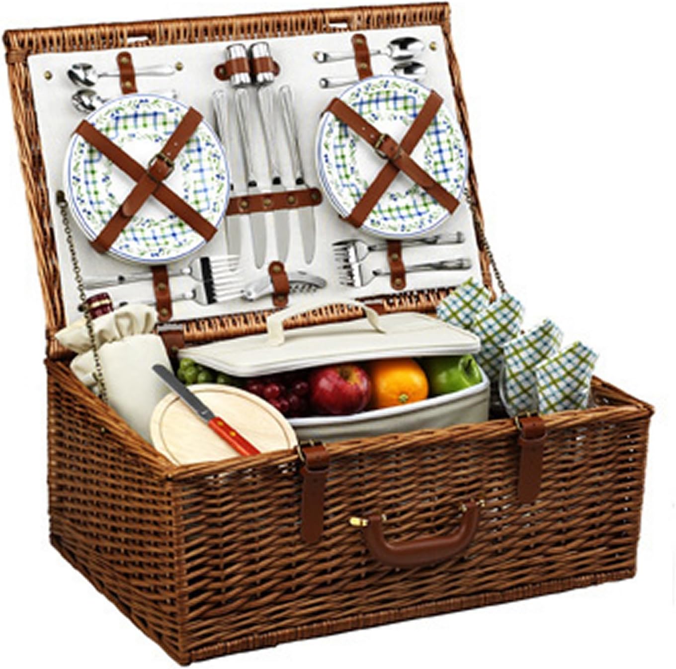 Buy Picnic at Ascot Dorset EnglishStyle Willow Picnic Basket with
