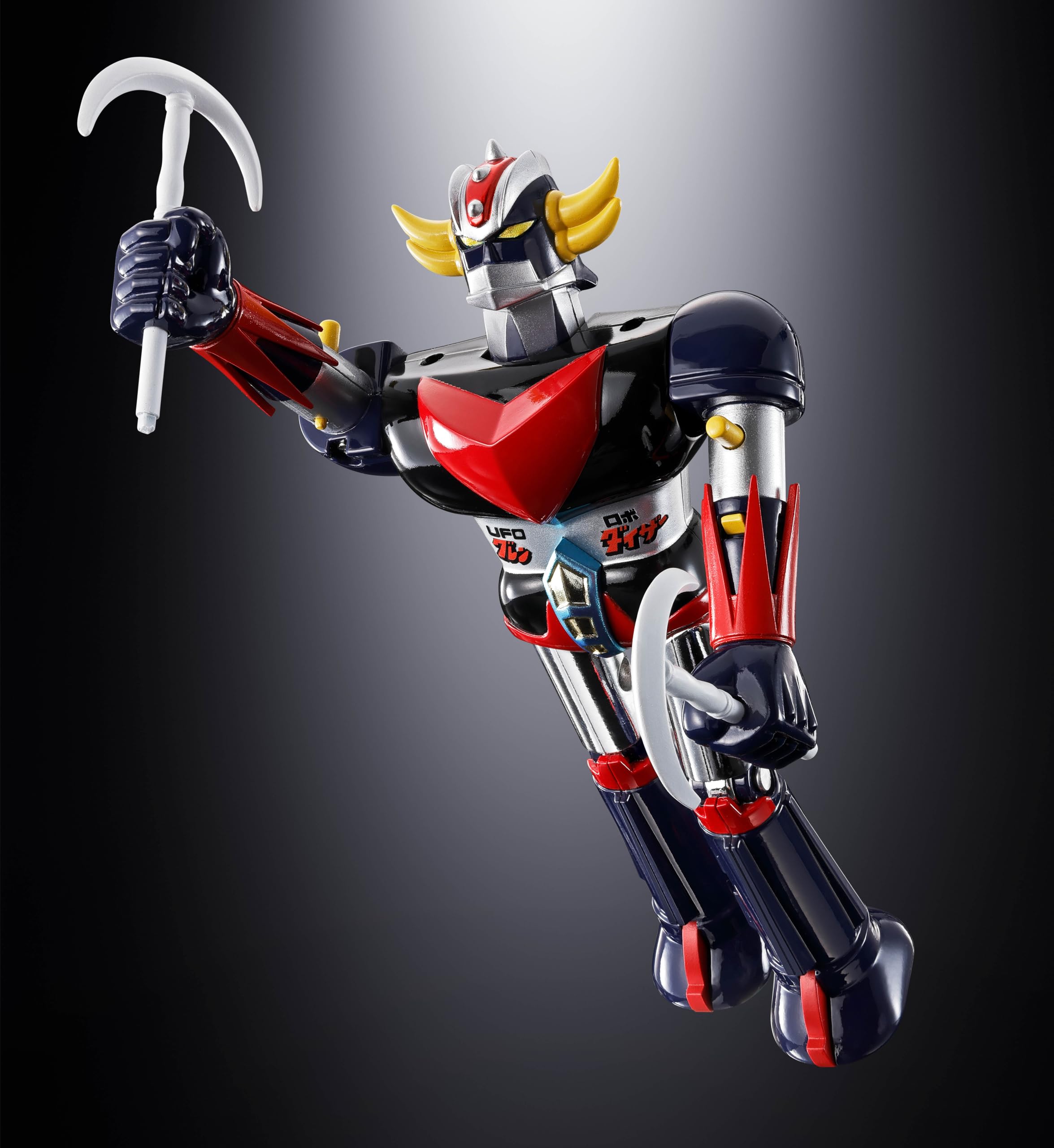 TAMASHII NATIONS Chogokin UFO Robo Glendazer Deluxe Glendizer & UFO Spazer, circa 135 e 120 mm, figura di azione pre-verniciata in ABS e PE