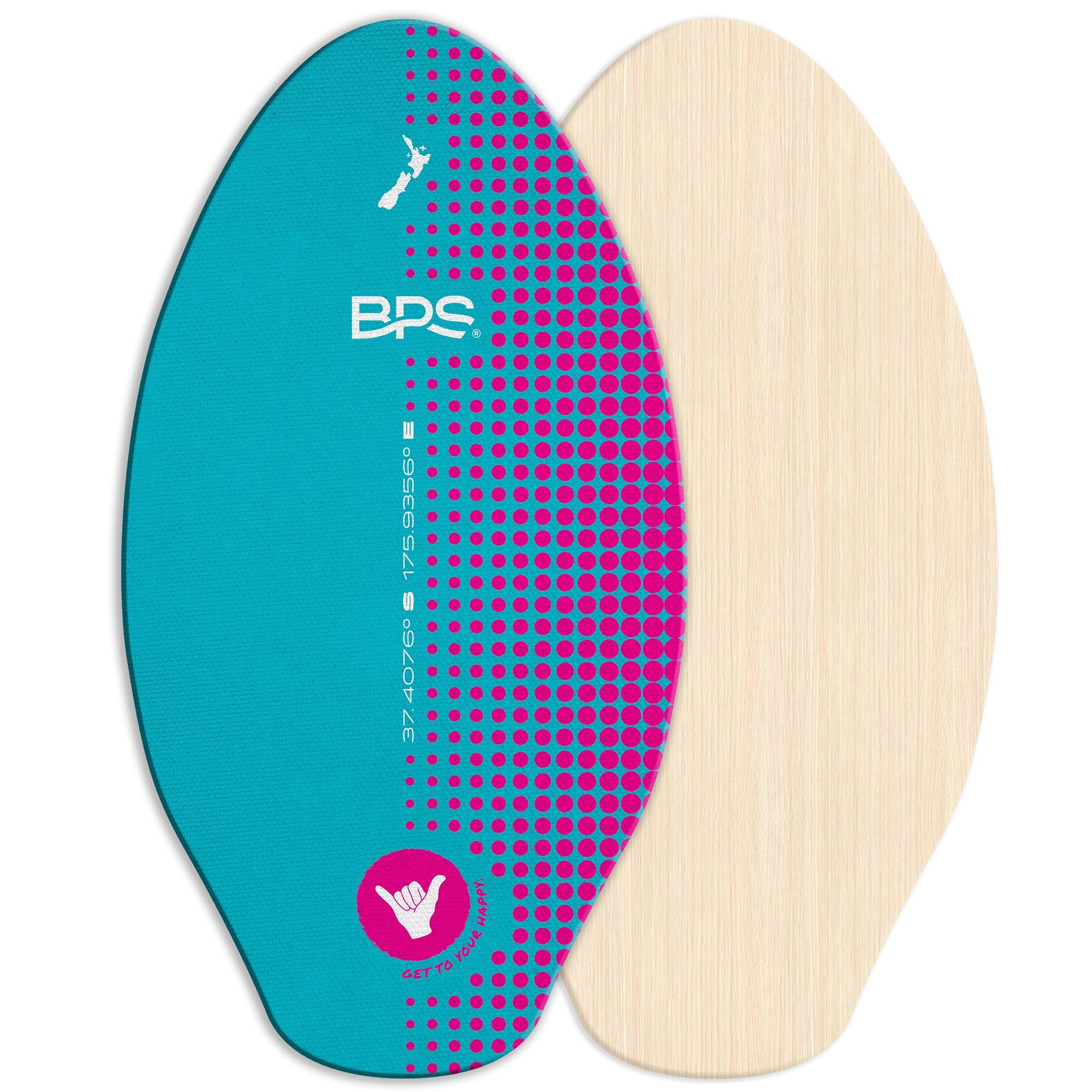 BPS 'Shaka' 30-Inch Skimboard, Ver. 2 - (Fluorescent Blue)