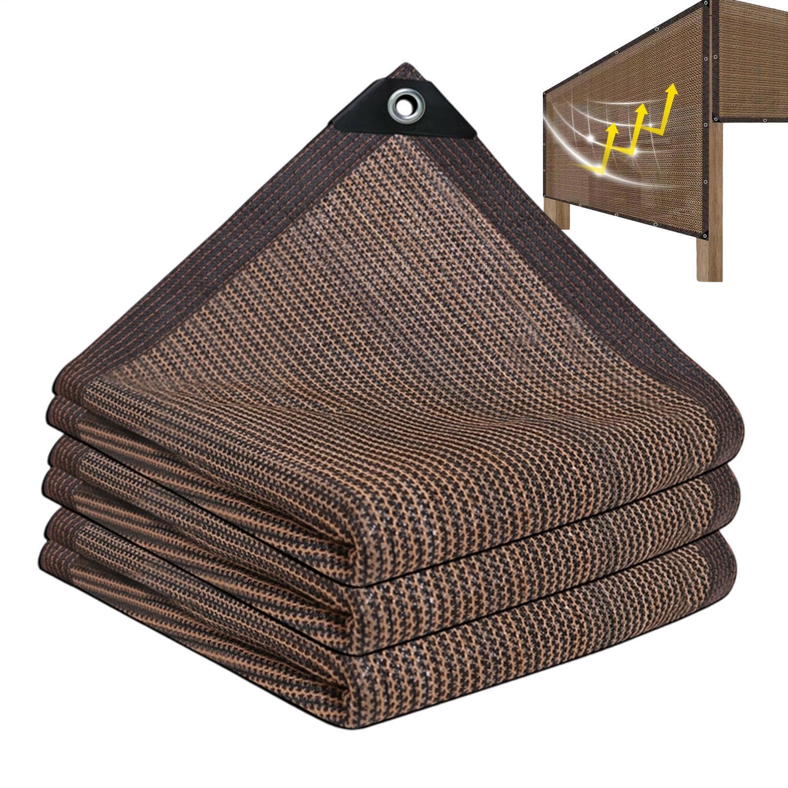 Malla anti UV para patio con ojales reforzados que protege tus plantas del sol extremo