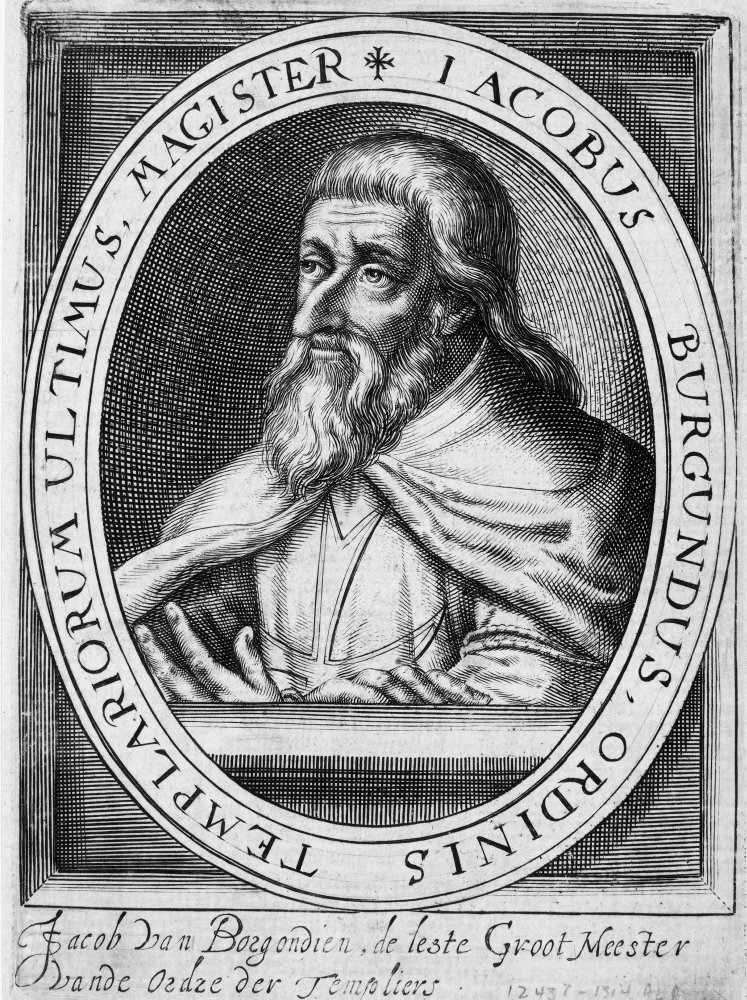 Amazon.com: Jacques De Molay N(1243-1314) French Knight Copper