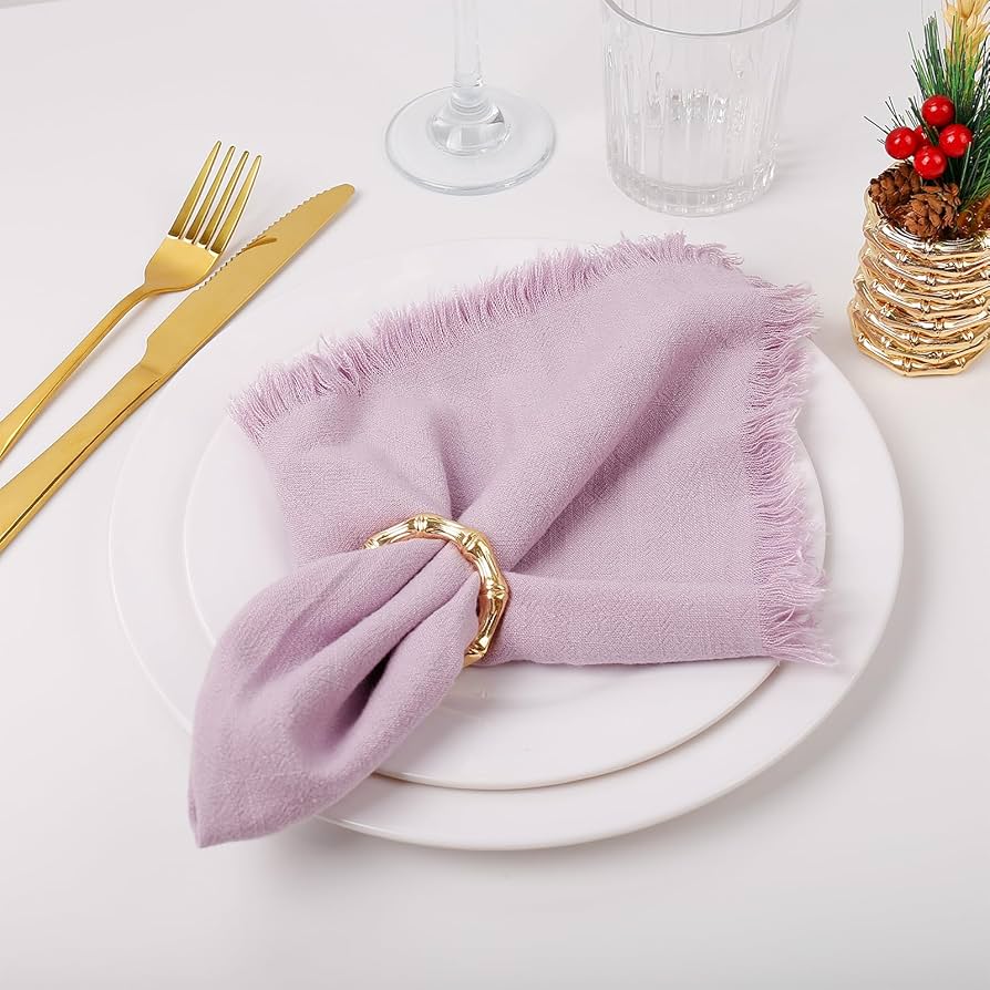 パンダ ナプキンリング 竹デザイン Amazon｜TAMOSH 12個の竹ナックルスタイルゴールドナプキン