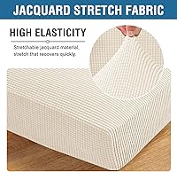 Vista 40 de H.VERSAILTEX Multi-Pieces Sofa Covers Stretch Couch Covers Form Fitted Seats and Back Cushions Covers