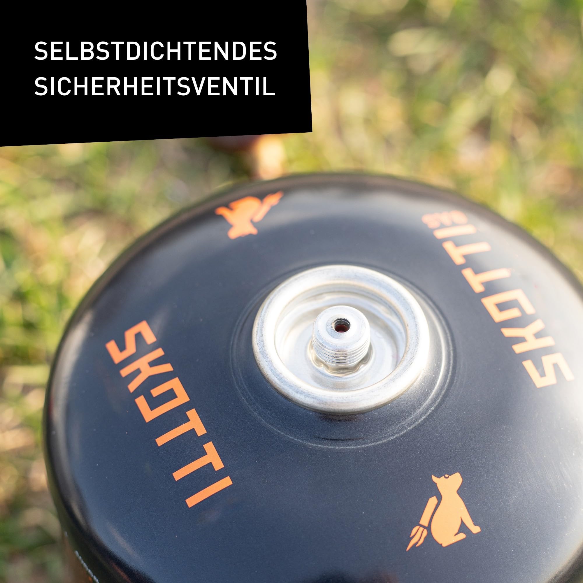 SKOTTI Gaskartusche, EN 417 Gaskartusche mit Protan-Butan Gemisch, Ideal für Gasgrills und Campingkocher mit EN 417 Schraubventil, Gaskartuschen Grill, Camping Grill Gaskartusche