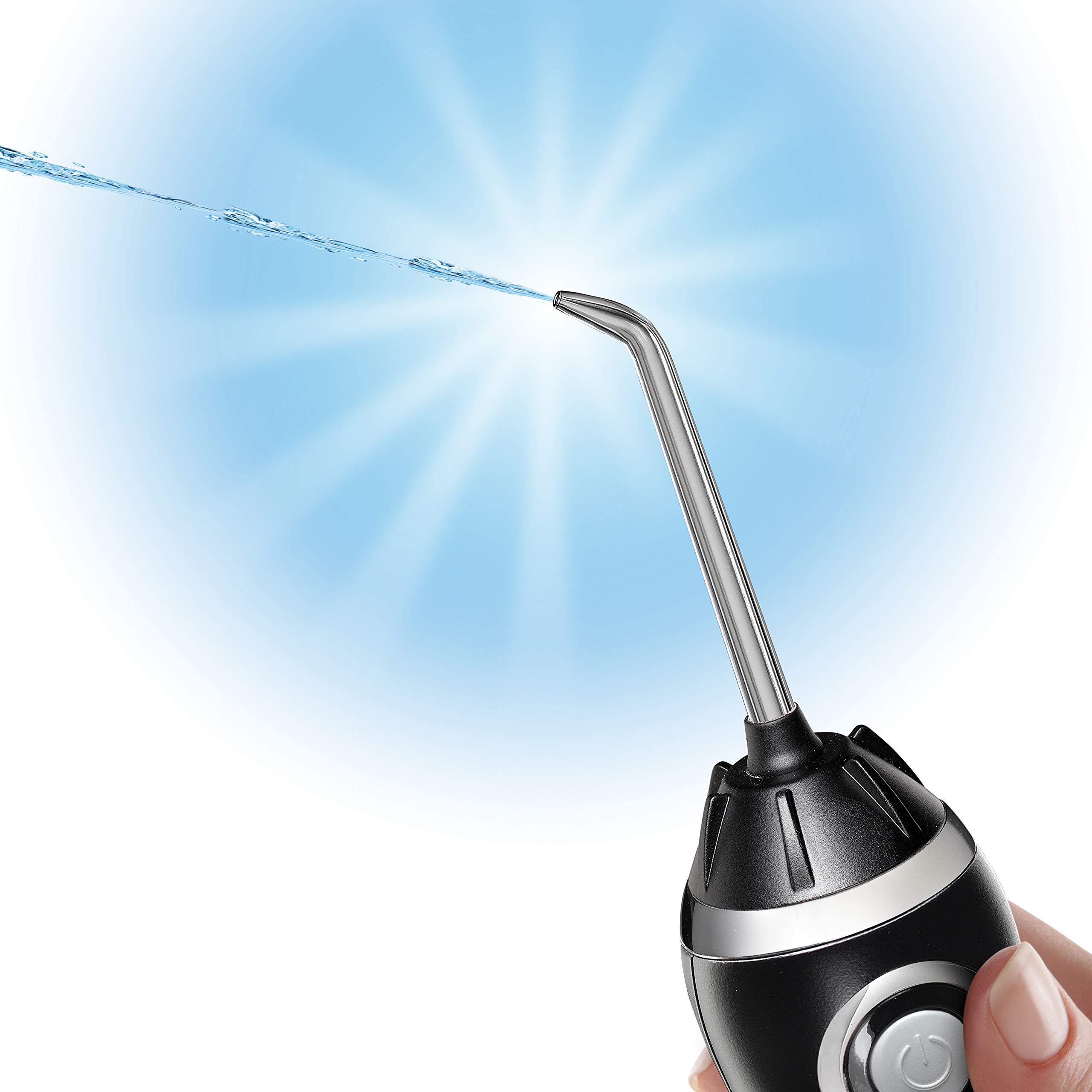 Waterpik Jet Dentaire Hydropulseur Sans Fil Advanced Noir, Wp-562eu