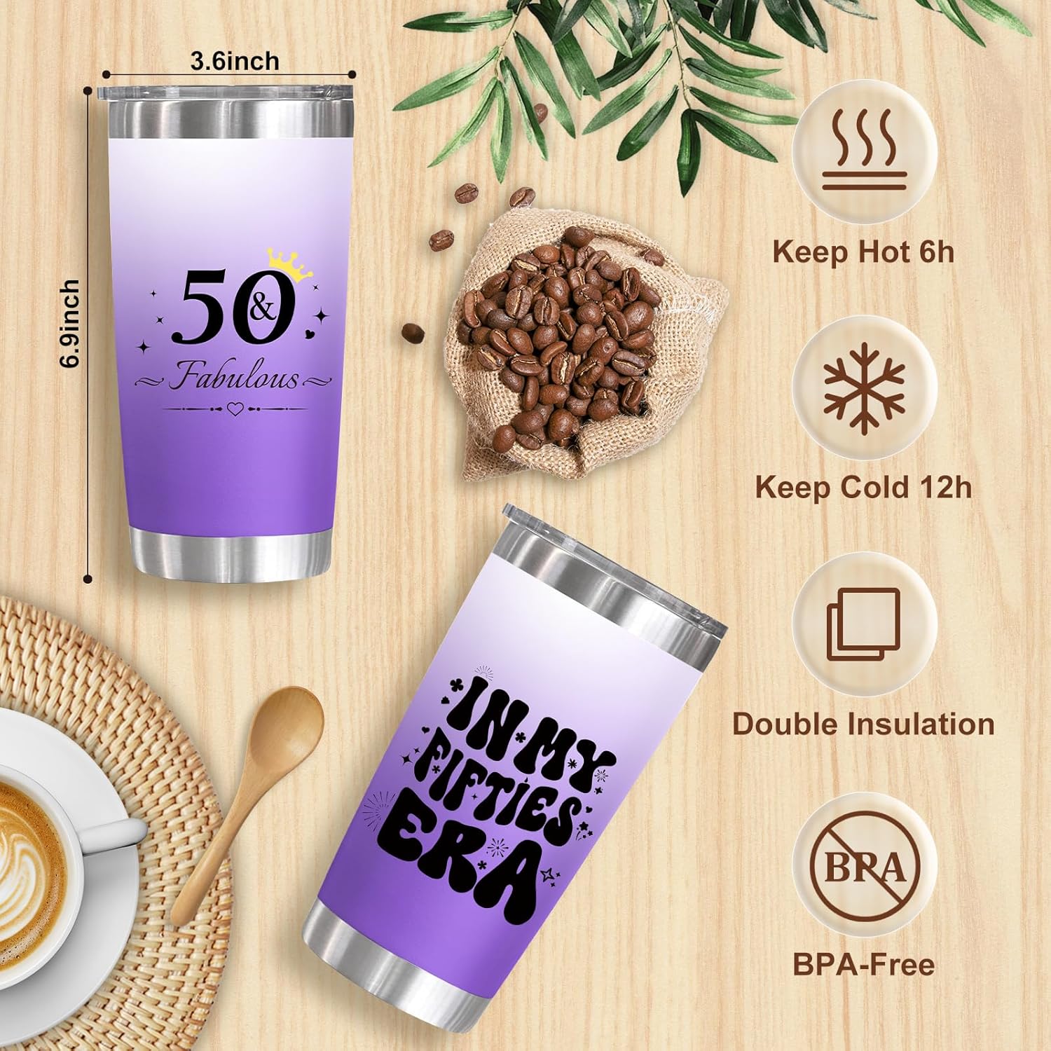 50th 1975 Birthday Gifts for Women, 50 Year Old Birthday Fabulous Gifts for Women - Image 4