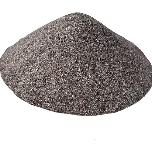 6 LBS #80 Grit Aluminum Oxide Blast Media - Premium Long-Lasting Sand Blasting Media, High Abrasive Force Sand Blaster Sand for Metal, Sandblasters, Blasting Cabinet, Blasting Guns (6 Pounds -80 Grit)
