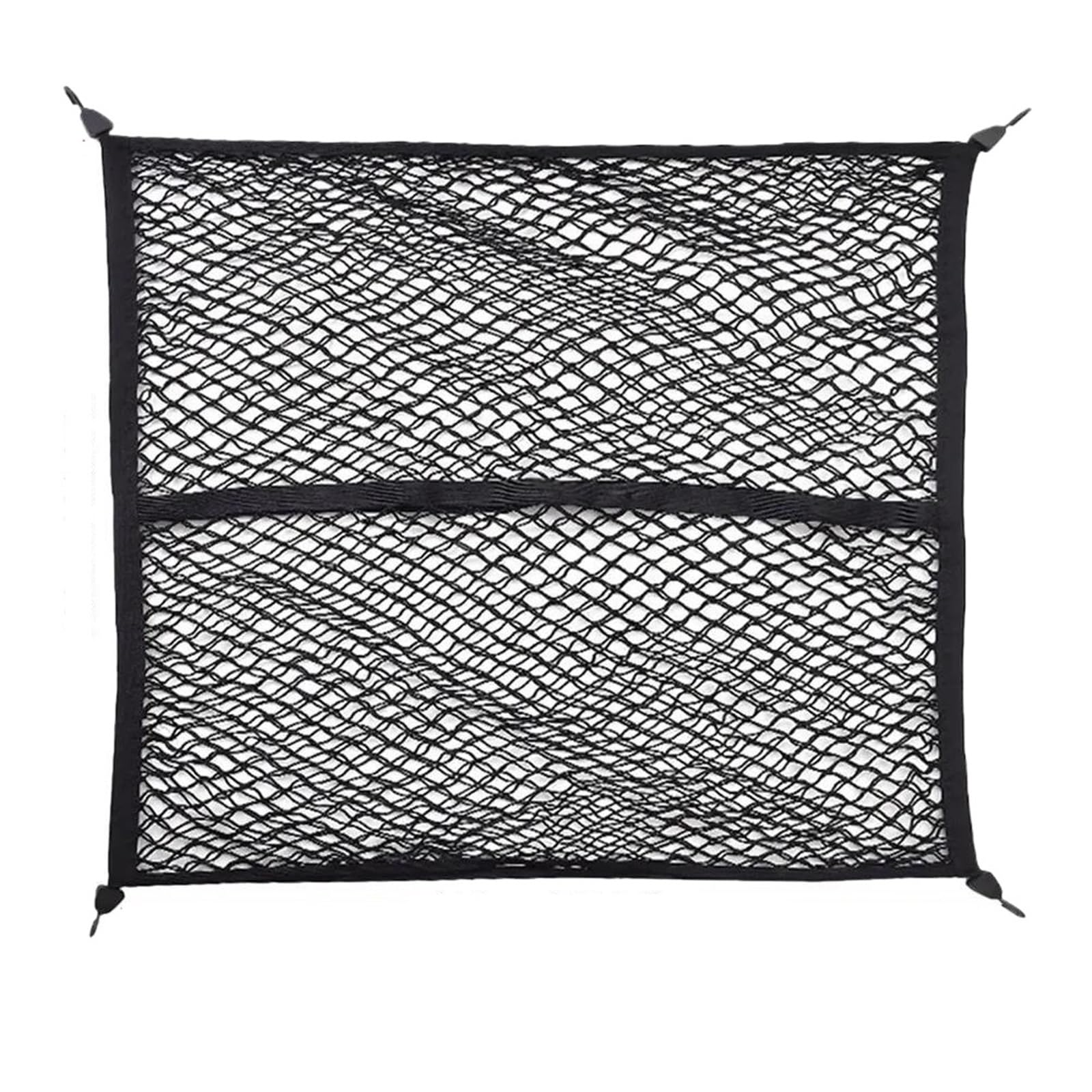 Hochelastisches Ladungsnetz Für Die Ladefläche Von Pickups, 4'x4', Dehnbar Auf 7'x7', Doppellagiges Bungee-Netzgewebe Für Ford SVT Für Tundra Auto Gepäcknetz(B)
