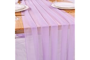 Lavender Chiffon Fabric by the Yard 30 x 120 Inches