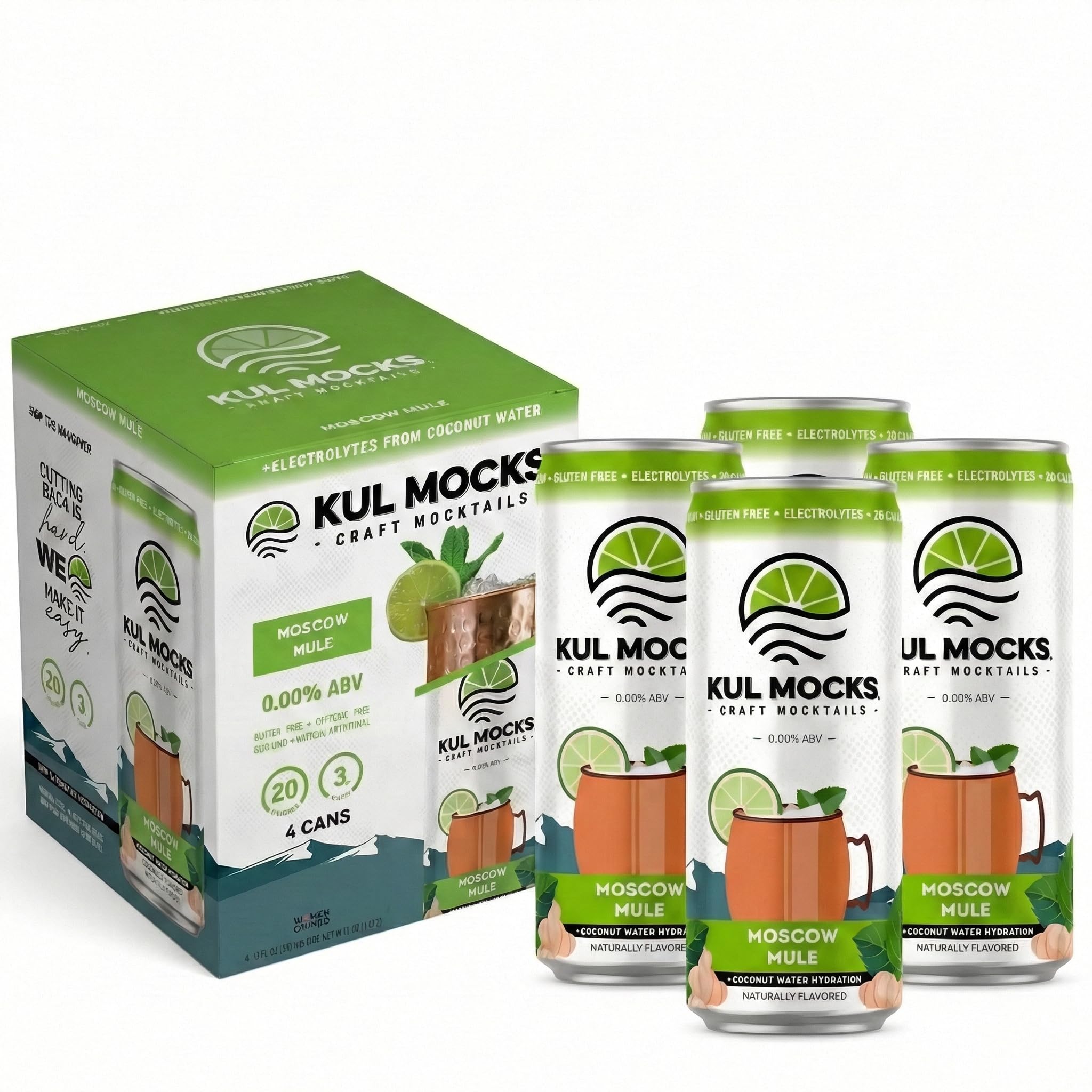 Amazon.com: KUL MOCKS Non Alcoholic Mocktails – Canned Mocktails