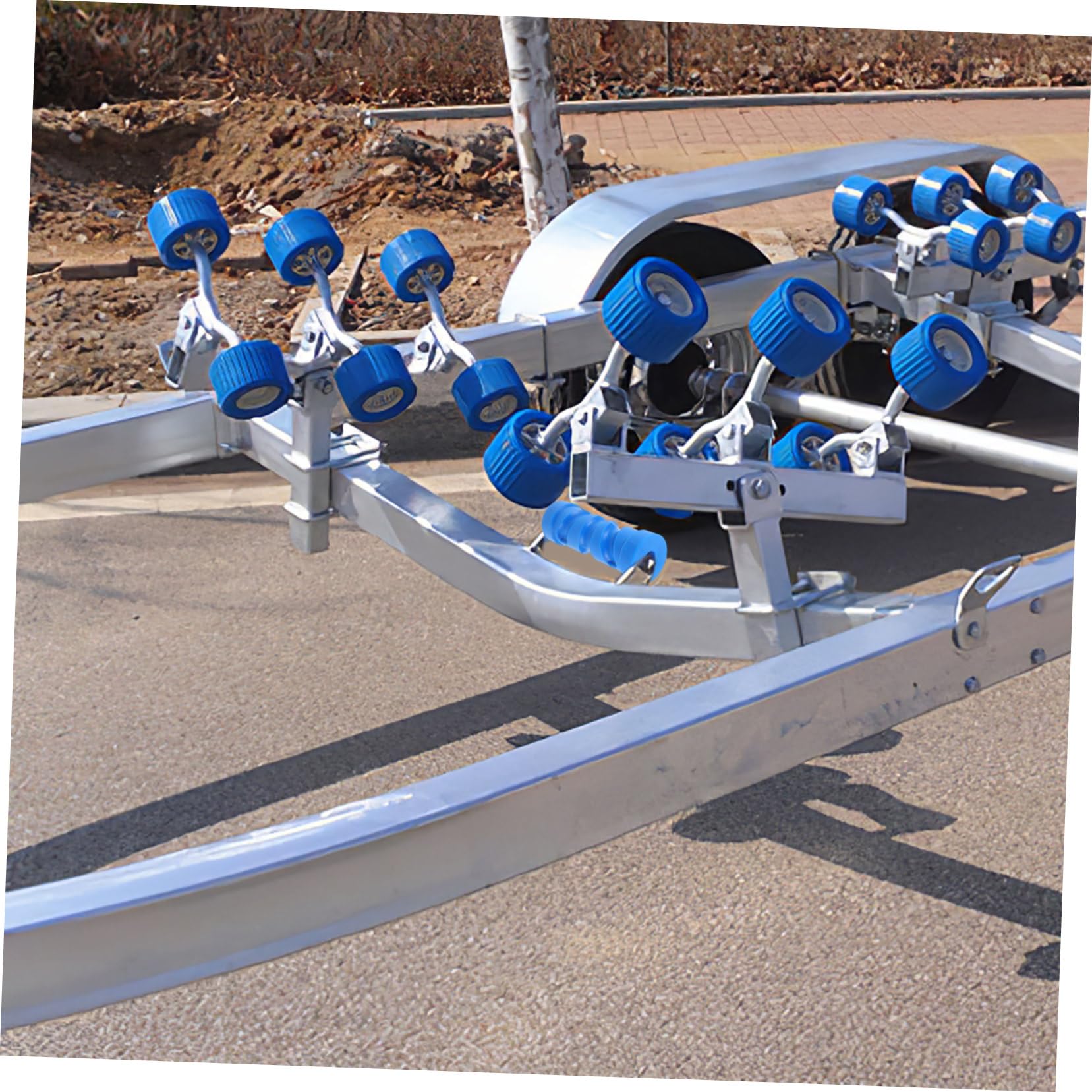 HANABASS Heavy Duty Plastic Boat Trailer Roller Replacement for Yacht Trailers Easy Installation Stable Design for Efficient Transport Boat Trailer Accessory