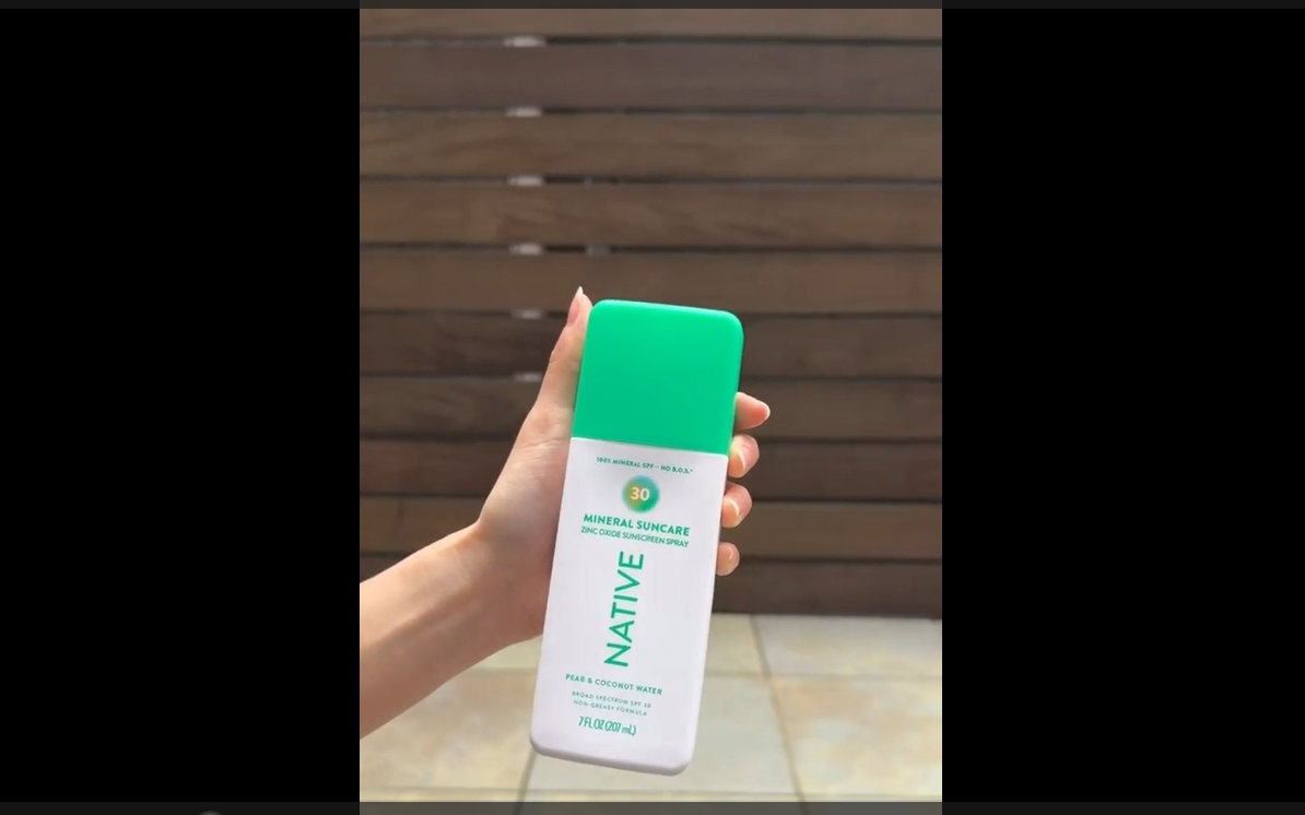 Amazon.com: Native Mineral Sunscreen Spray SPF 30, Pear & Coconut